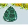 AA++ натуральный зеленый малахит груша кабошон россыпью драгоценный камень 28X35X04MM 56Cts. Д-17