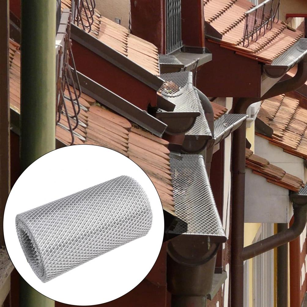 Anti-Leaf Gutter Filter Gutter Protection Net Aluminum Gutter Guard