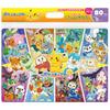 Tenyo Child Puzzle, Pocket Monsters, 80 Piece Puzzle for Children, MC-80-615, Antibacterial Coat, Cleaning Cover Included, Ages 5+