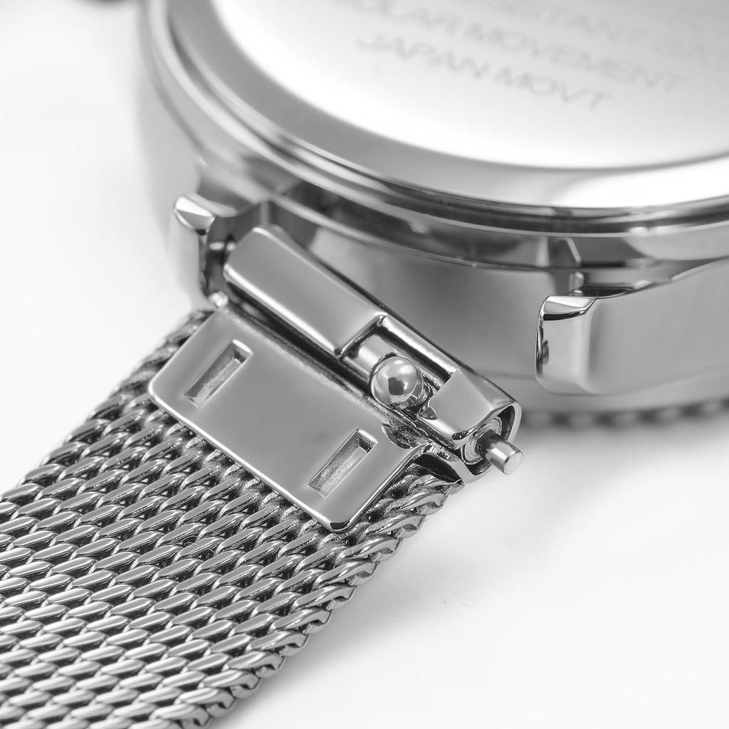 Angel Heart Twinkle Time Серебряный циферблат Нержавеющая сталь Солнечная батарея 26MM Обычная гарантия TTN26SS Серебряный [ANGELHEART] Женские