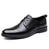 New Designer Groom Wedding Business Suit Dress Shoes for Men Spring Autumn Black Fashion Casual Lace-up Cow Leather Shoes Man