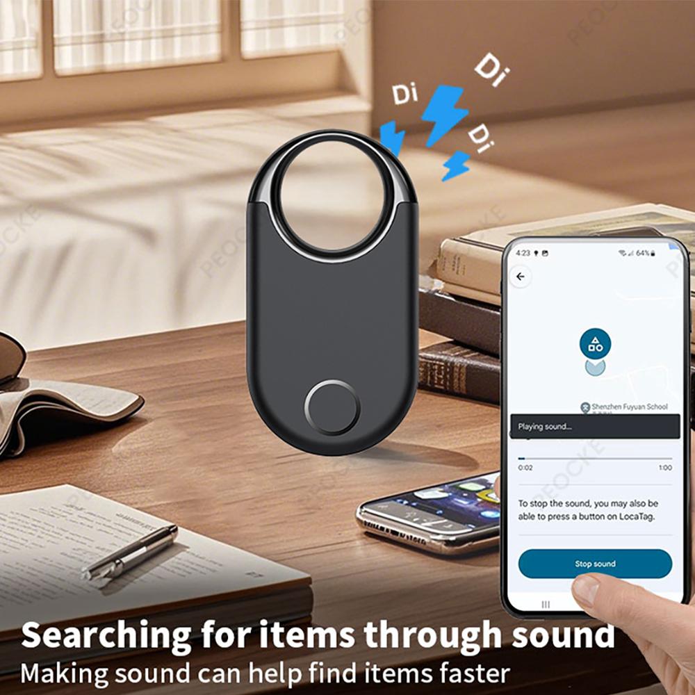 1-4 шт. Умная метка местоположения Работает с Android Google Find Hub Потерянный Bluetooth-локатор GPS-трекер Искатель ключей Домашние животные Сумка