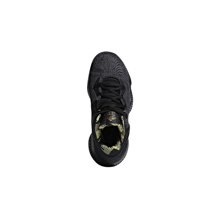 adidas Mad Bounce 2018 Высокие Ретро Баскетбольные Кроссовки Детские Кроссовки Черный Золотой BB7545