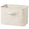 MUJI Soft 37cm x 26cm x 26cm Polyester Item 12403487 Box, Medium, (W) (D) (H), Linen, Rectangular, Number