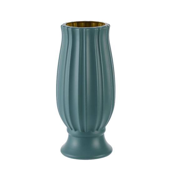 Plastic Vase Practical Shatterproof Portable Ceramic Look Vase Desktop Centerpiece Decorative Vase Plastic Vase for Bedroom