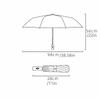 Автоматический складной солнцезащитный зонт с автоматическим открытием, УФ-защита, 3 складных ребра, Автоматический зонт, Ветрозащитный, Легкий, Складной