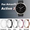 Plating TPU Case For Amazfit Active 2 Smart Watch Strap Screen Protector For Amazfit Active2 Case Cover Accessories
