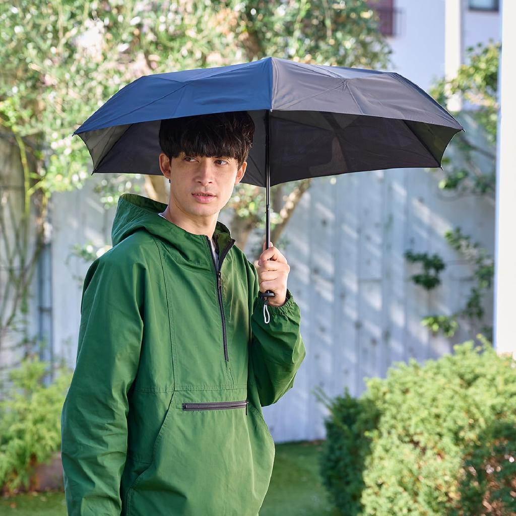 Складной зонт urawaza slim складывается за 3 секунды, открывается вручную, Urawaza Slim, память формы, стабильная форма, простой, легко открывается и закрывается, легкий, водонепроницаемый