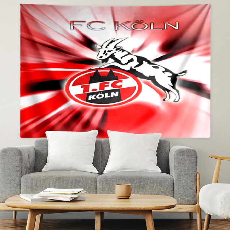 FC Koln Print Tapestry, Lightweight Wall Hanging, for Bedroom, Dorm, Living Room, Home Art Decor, Birthday Christmas Gift for Friends
