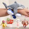 Ai Tungtung Plush Bracelet Tralalerotralala Bombardiro Crocodilo Creative Christmas Gift Plush Children'S Birthday Gift Bracelet