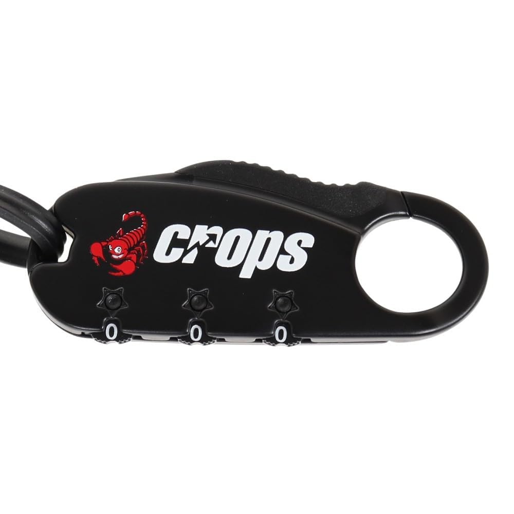 Crops MINI Кабель-замок из пены с эффектом памяти 2 мм Двойной x Q-BIRO 900 мм, 3-значный циферблат, SPD04-BR90-31 (Индиго синий)