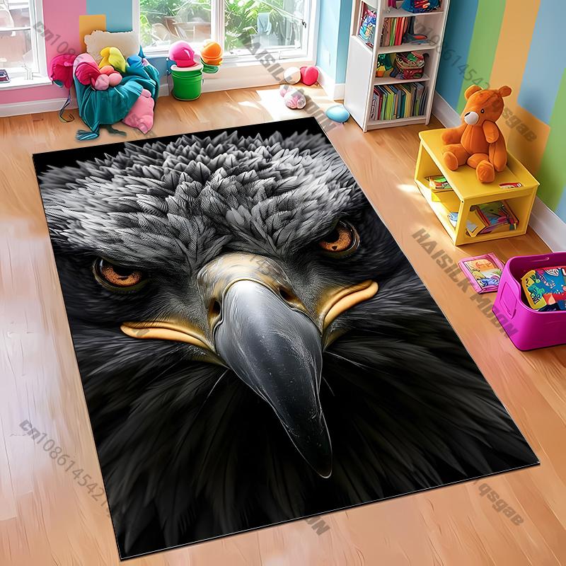 Soaring Bald Eagle Design rugs for Living Room carpet for home sofa bedroom, gift mat