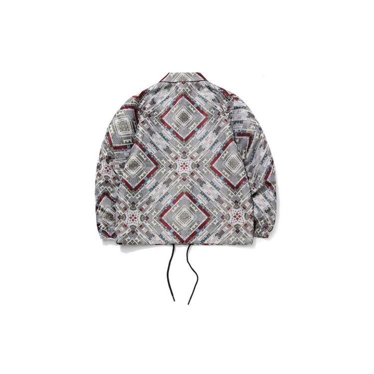 Li Ning Paris Fashion Week осень-зима, мужская куртка с принтом, желто-серая AFDQ777-1