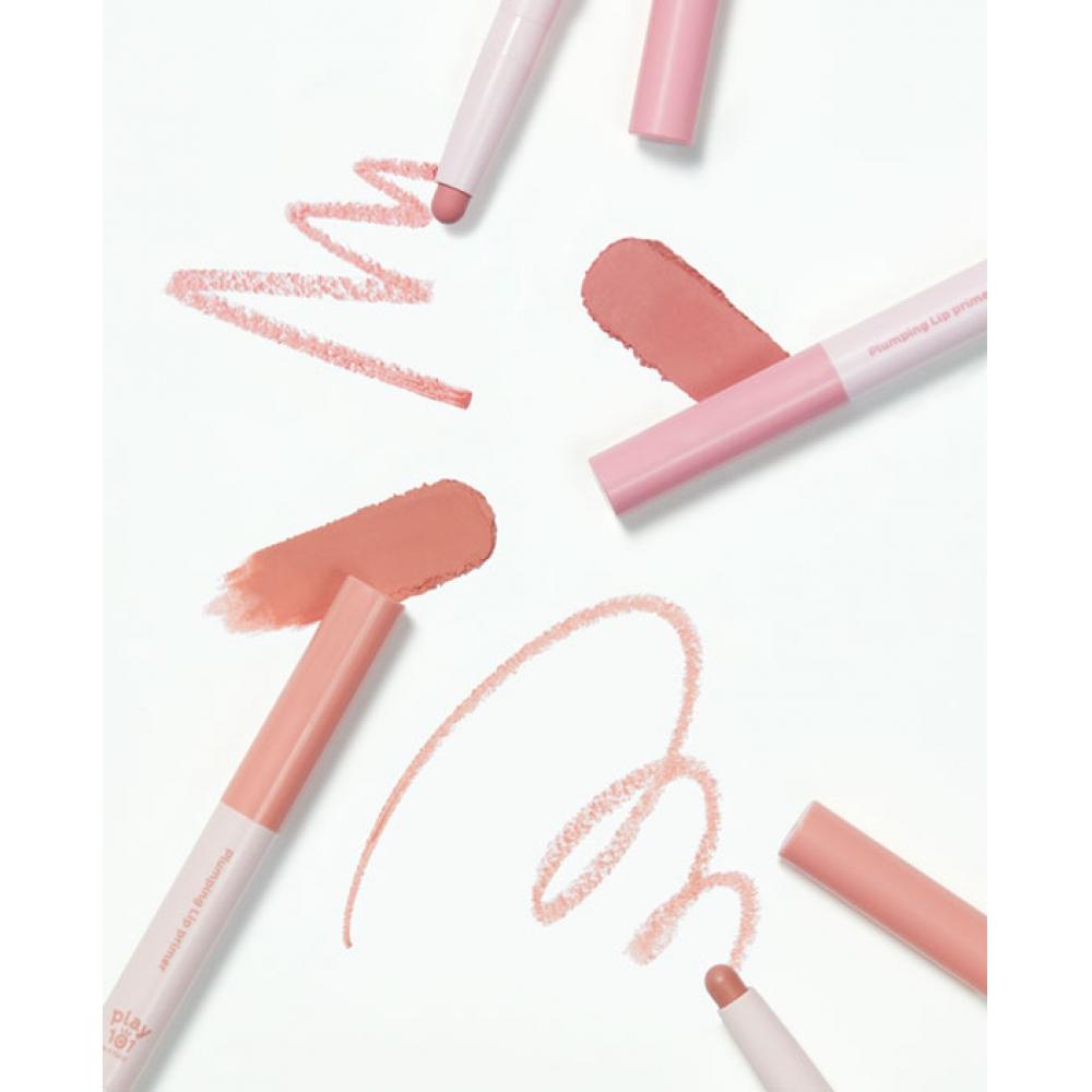 Daiso [01 Pink Beige] Play 101 от Etude Plumping Lip Primer