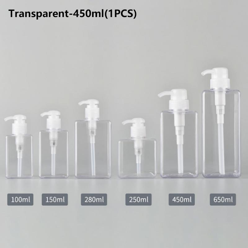100-650Ml Square Bottle Liquid Soap Whipped Mousse Points Bottling Shampoo Lotion Shower Gel Pump Bottlesnding Soap Dispenser
