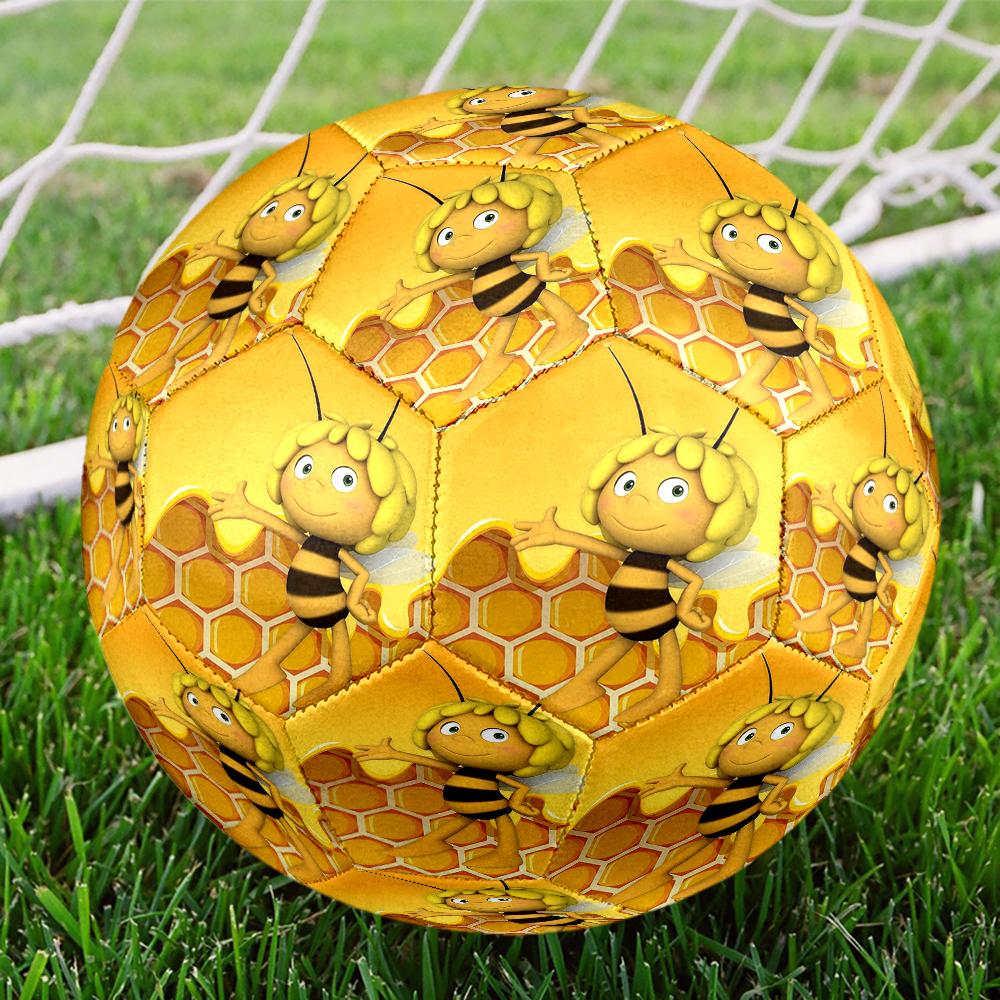 Maya the bee Theme Size 5 Soccer Ball, Suitable for Both Indoor and Outdoor Matches, a Gift Suitable for Everyone.
