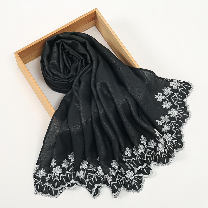 Women Big Size Plain Solid Cotton Rayon Hijab Scarf Lady High Quality Wraps and Shawls Musulman Headband Islamic Turban Ramadan