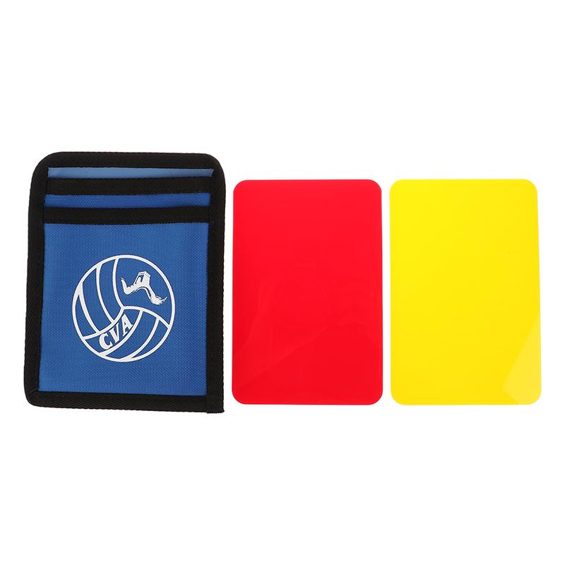 Cva Волейбольная Судейская Карточка Srfc0 Красные И Желтые Карточки Официальный Размер 10X15 См Обозначенное Штрафное Оборудование Для Матча