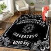 1Pc Ouija Board Mystery Rug, Office Carpet Indoor Outdoor Doormat, Non-Slip Soft, Living Room, Christmas Halloween Gift. M928345