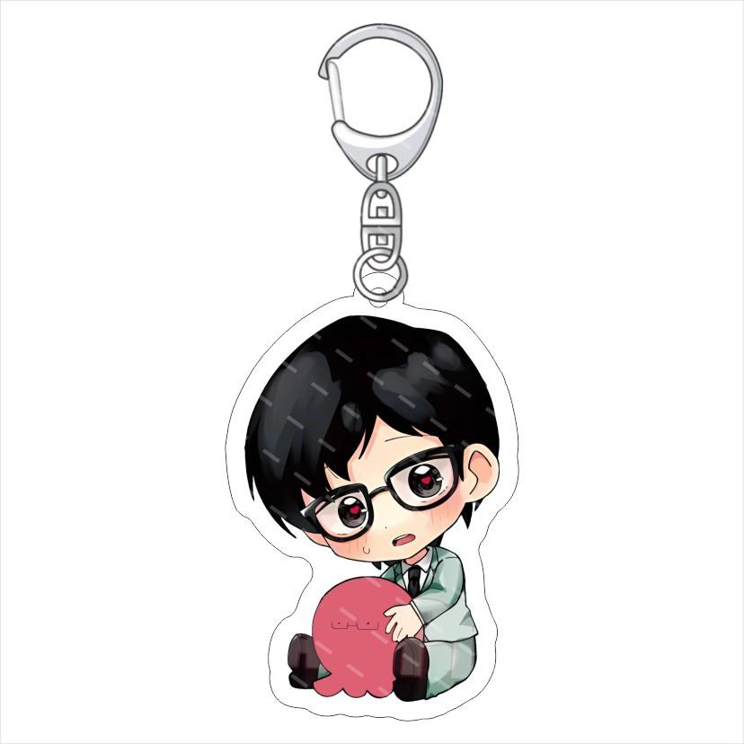 Takopi’S Original Sin Japanese Anime Peripherals Acrylic Keychains Collectible Backpack Key Ring Creative Birthday Gifts Toy