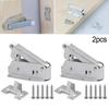2 Pcs Touch Catch Latch Invisible Cabinet Door Catch Push To Open Auto Door Spring Catch For Furniture Cupboard Rebound Device