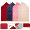 Travel Prayer Rug Soft Non-slip Flannel Carpet Embossing Floor Carpets for Muslim Ramadan Prayer Mat Worship Kneel