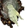 Ghost Hand Wall Sculpture Ghost In The Mirror Wall Plaque Gothic Spectral Hand Wall Decoration for Halloween Home Decor