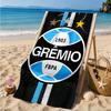 Gre-mio Football Badge Printed Microfiber Beach Towel, Soft And Absorbent, Quick-Dry, Ideal for Summer Travel, Beach Essential, Swimming Pool