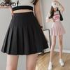 Женская Мода Повседневная Однотонная С Принтом Летняя Весенняя Юбка