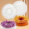 3d Luofu Ring-Shaped Decorative Silicone Mold For Raised Circular Donut Mousse Cake Chocolate Molds