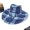 Интернет-знаменитости Девушки Западная ковбойская шляпа Женская Бумер Весна и Осень Пляжный Отдых Прогулка Защита от солнца Ретро Ретро Рыцарская шляпа