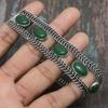 Браслет ручной работы из зеленого оникса из стерлингового серебра 925 пробы для женщин