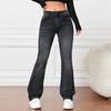 Womens Jeans Pants Fit Jeans Stretch Denim Pants With Pockets Trousers Jeans For Women