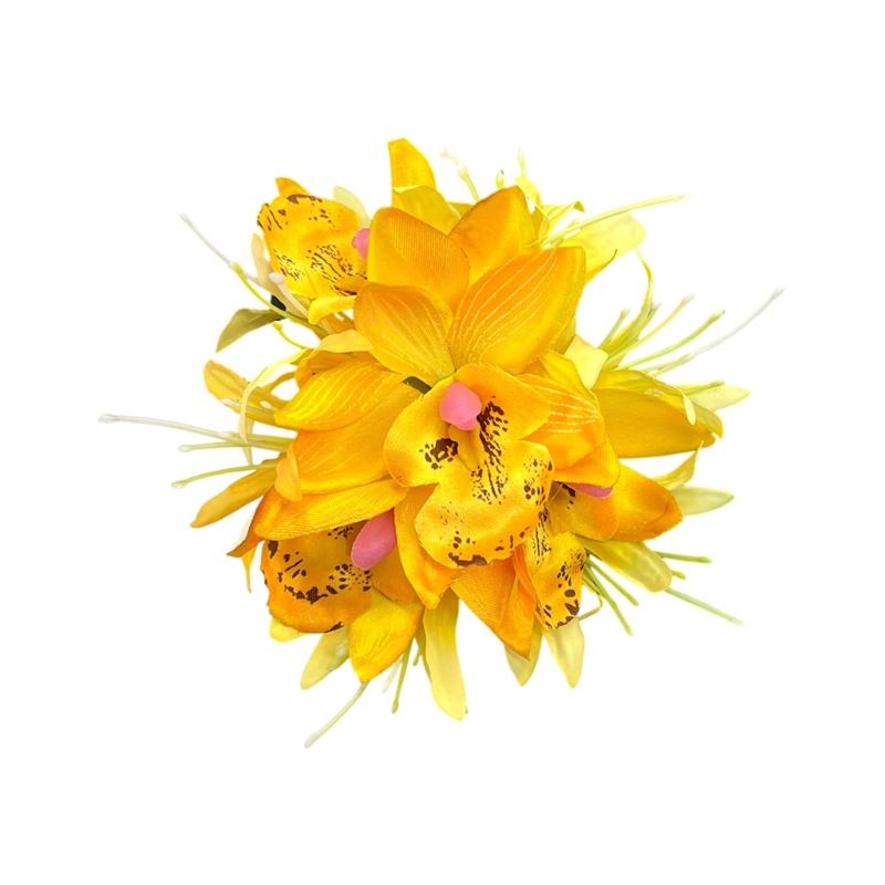 Tropical Flower Hair Clip Floral Hairpin Barrette Hair Decoration Hair Accesories For Bridal And Everyday Hairstyles