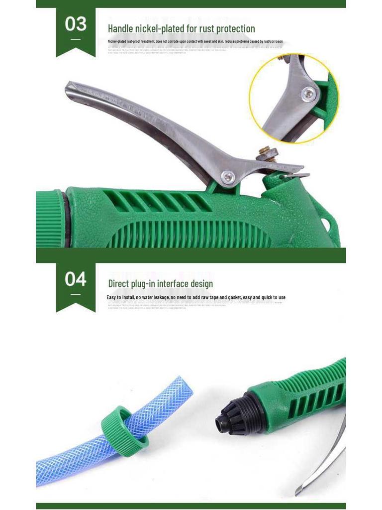 Explosion-Proof Universal Water Hose & High-Pressure Spray Gun for Car Wash & Home Use - 10m, 15m, 20m Options