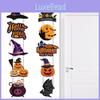 Festive Halloween Door Decoration With Bat Pumpkin Door Hanging For Scene