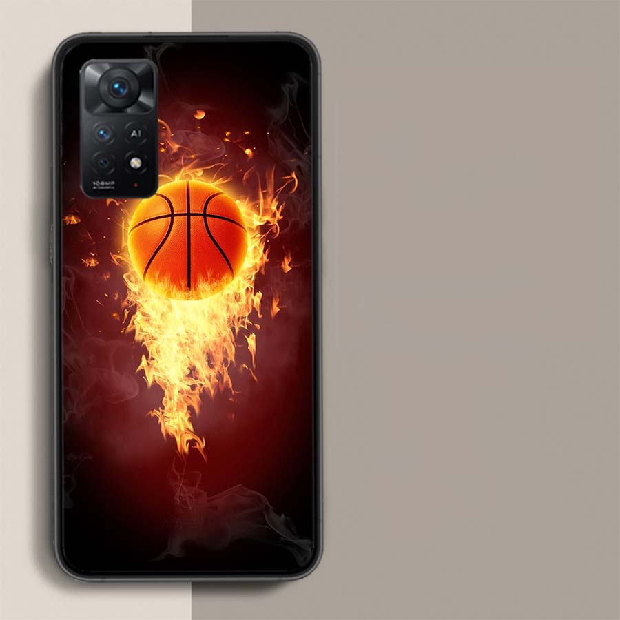 Чехол для телефона с баскетбольным мячом для Redmi Note 14+ 13 Pro Plus 14C 13C 12C 12 10A 10C 10 9 8 9A 9C 9T 8A 7 Pro Xiaomi Capa Cover Милый Fund