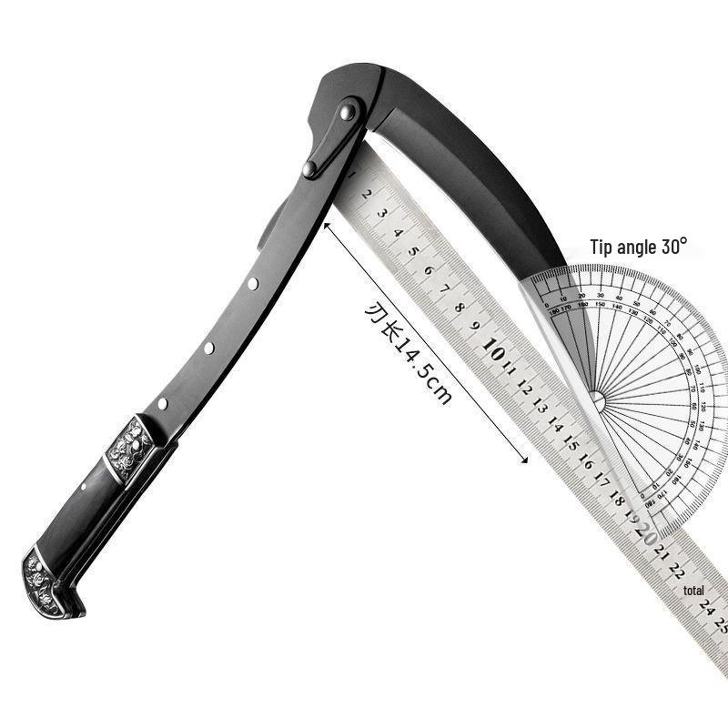 Складная нержавеющая стальная садовая серп Columbia для травы и сельского хозяйства