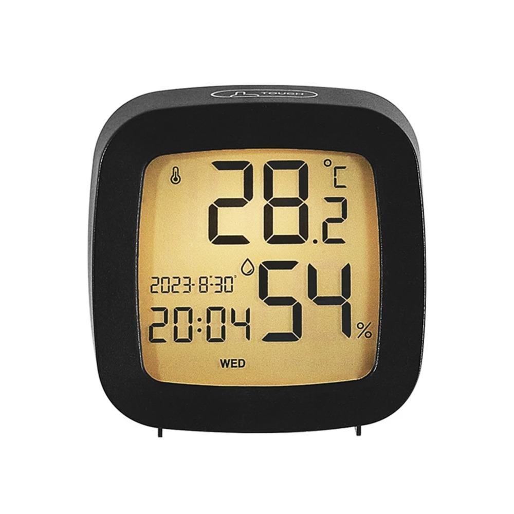 Battery Operated Convenient Small Alarm Clock Humidity Monitor Led Alarm Clock New Table Clock