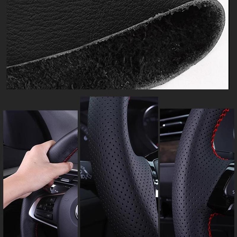 Ization Ручная sewing Микрофибра Кожа Автомобильный Руль Чехол Аксессуары Для Toyota RAV4 SUV -2024 Avalon -