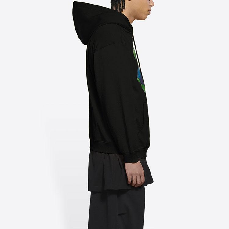 Balenciaga x Marvel Hulk Hoodie Medium Fit 'Black' Men's 600583TLV581000