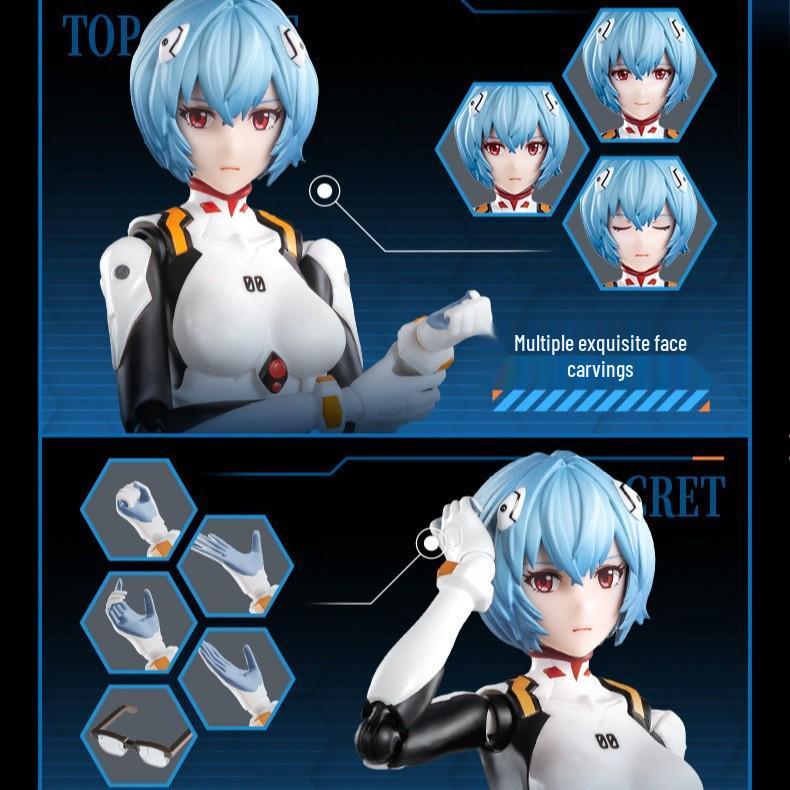 Использование Строительных Блоков: Neon Genesis Evangelion Рей Аянами Боевой костюм Miracle Edition