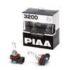 PIAA HS6011 Halogen for Headlight and Fog Lamps, 12 V 55W, H11 3200K, Road Transport Vehicle Act Compliant, 2 Pieces
