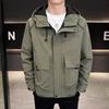 High Quality Spring New Men'S Handsome Hooded Jacket Trend Casual Versatile Spring And Autumn Hooded Jacket Jacket