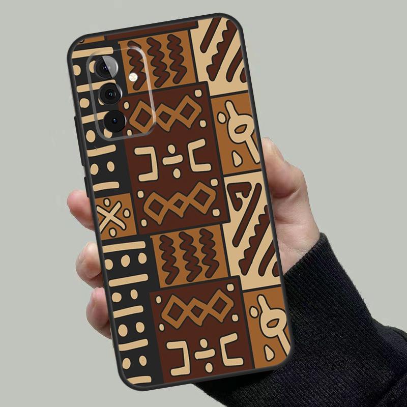Чехол из африканской вощеной ткани для Samsung Galaxy A53 A33 A23 A13 A52 A32 A22 A12 A51 A71 A14 A24 A34 A54 A52S Чехол