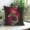 Fashion Girl Theme Pattern Print Throw Pillow Case Pop Punk Style Cotton Linen Home Decoration Sofa Chair Cushion Cover Cojines