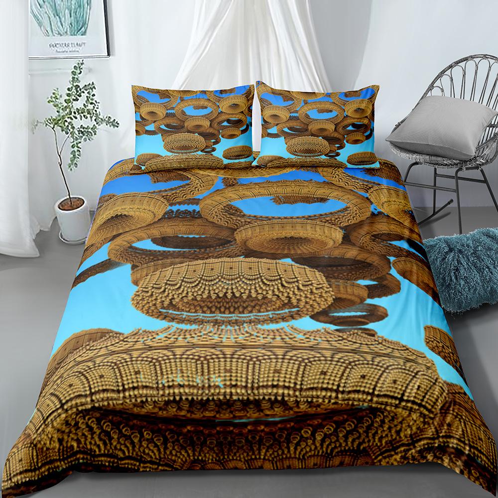 Abstract Duvet Cover King/Queen Size Modern Gothic Simple Strokes Face Bedding Set Abstraction Art 2/3PCS Polyester Quilt Cover