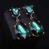 Электронная коммерция, серьги из сплава с кристаллами и драгоценными камнями, крупные серьги-капли, преувеличенно модные женские украшения для ушей.