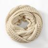 Thick Warm Fabric Neck Warmer Scarf Solid Color Winter Knitted Scarf  Winter Season