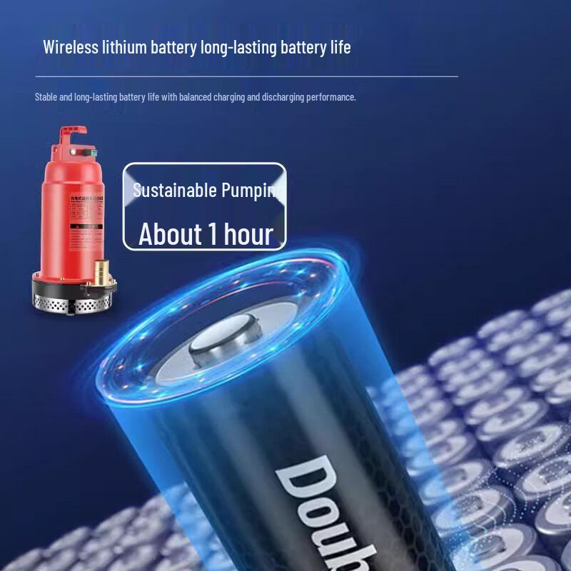 Rechargeable Wireless Remote Control Submersible Water Pump for Agricultural Irrigation